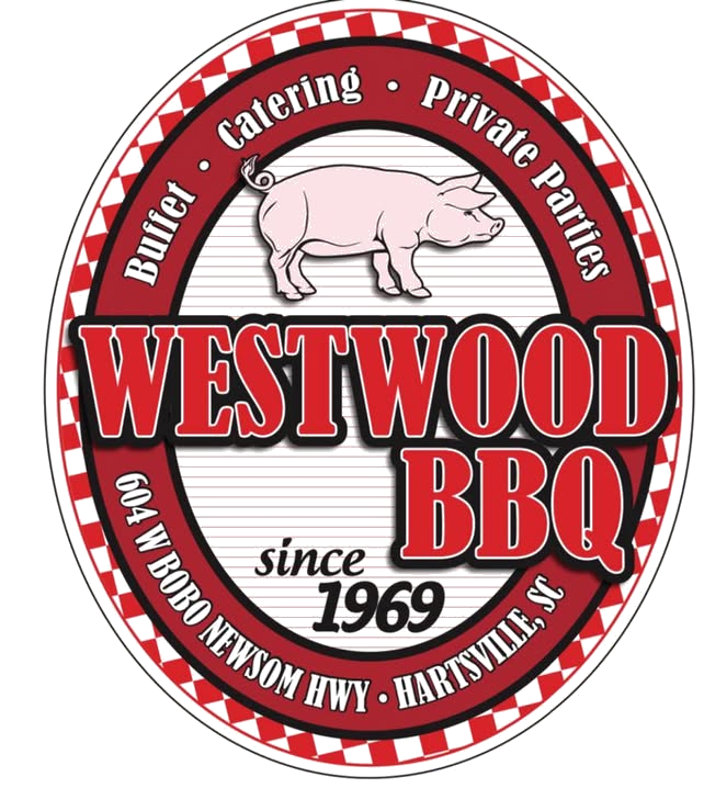 Westwood BBQ logo — pig emblem, since 1969